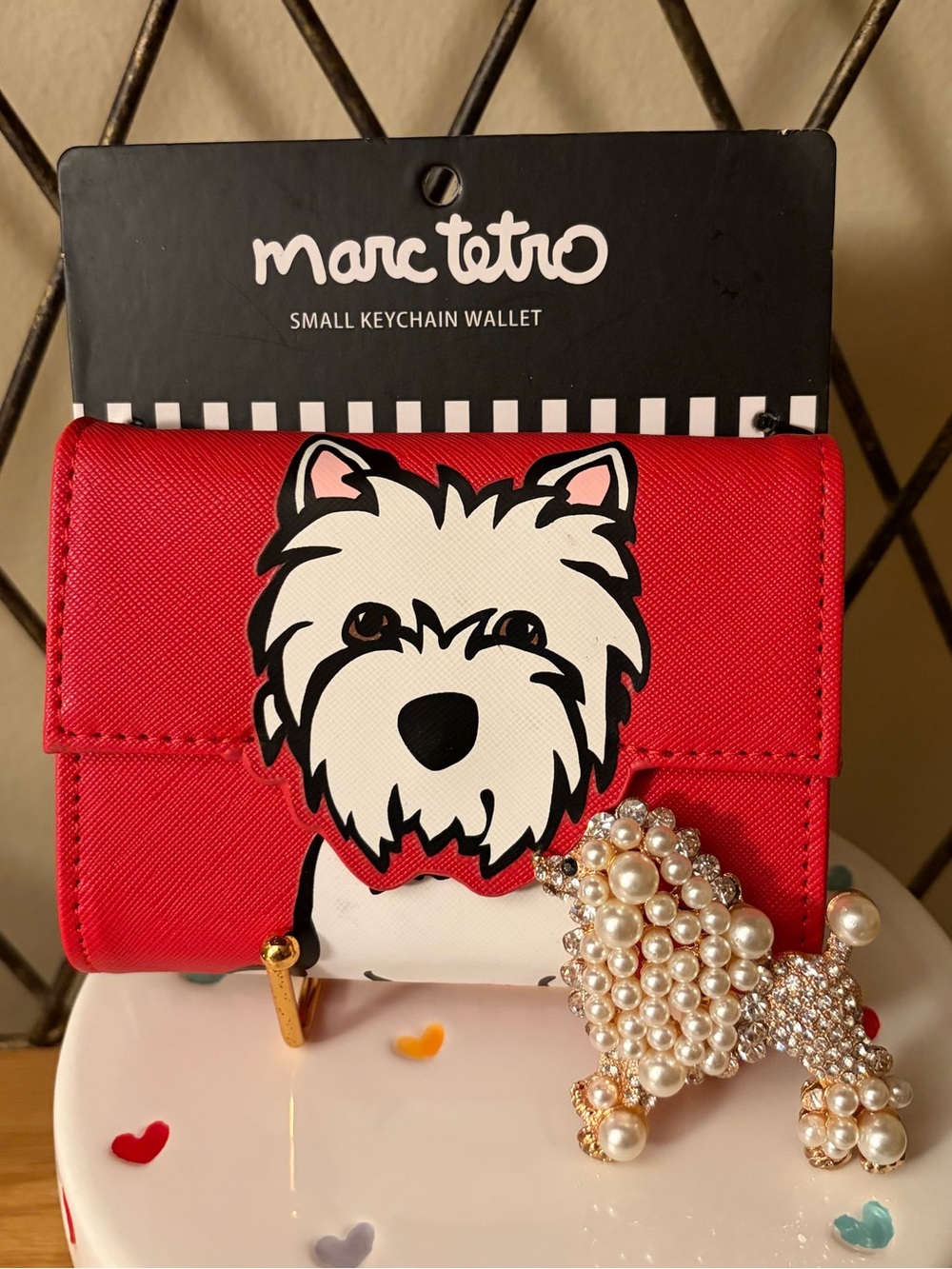 Marc Tetro Keychain Wallet Nwt